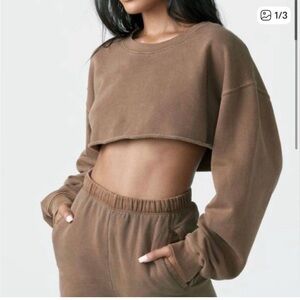 Joah Brown Cocoa Crop Top